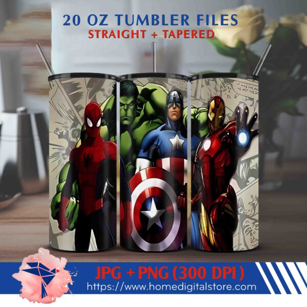 Tumbler Wrap Avenger 20oz