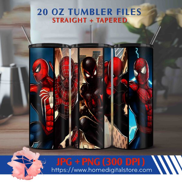 Spiderman Tumbler Wrap 20oz