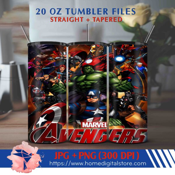 20oz Avenger Tumbler Wrap