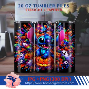 20oz Lilo and Stitch Tumbler Wrap
