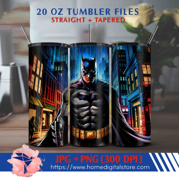 20oz Batman Tumbler Wrap