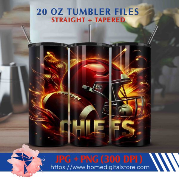 KC Chiefs Tumbler Wrap