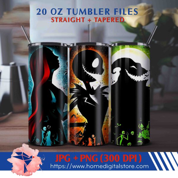 20oz Halloween Tumbler Wrap