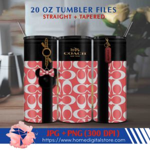 20oz Coach Tumbler Wrap