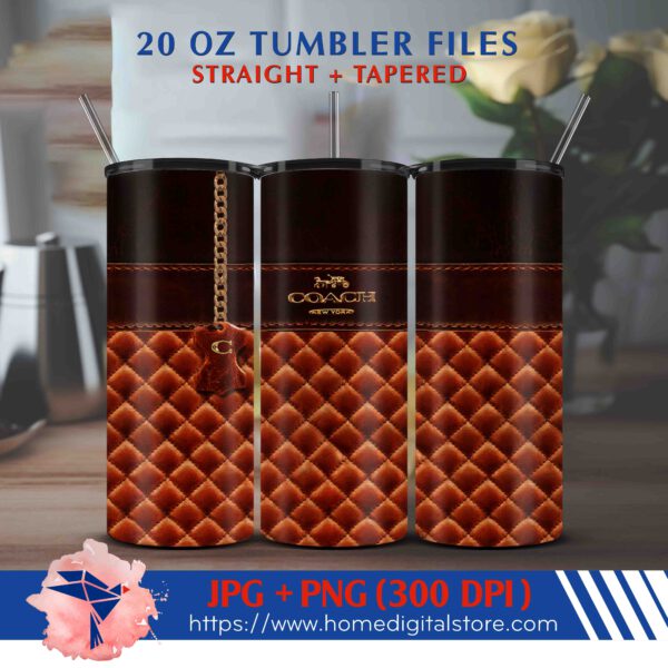 20oz Coach Tumbler Wrap