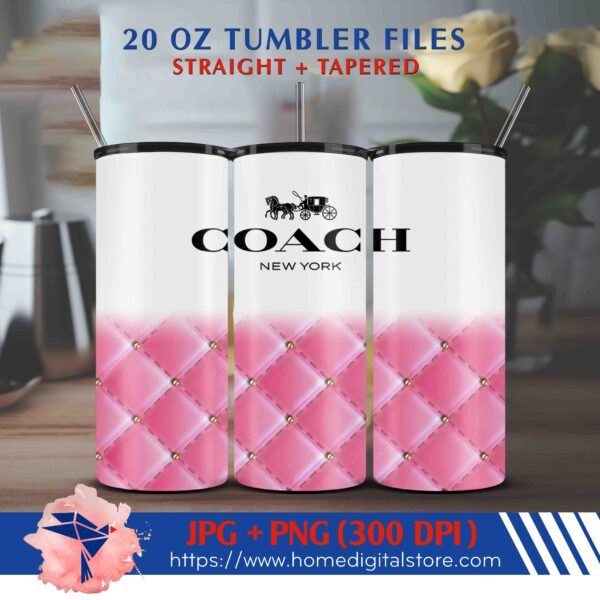 20oz Coach Tumbler Wrap