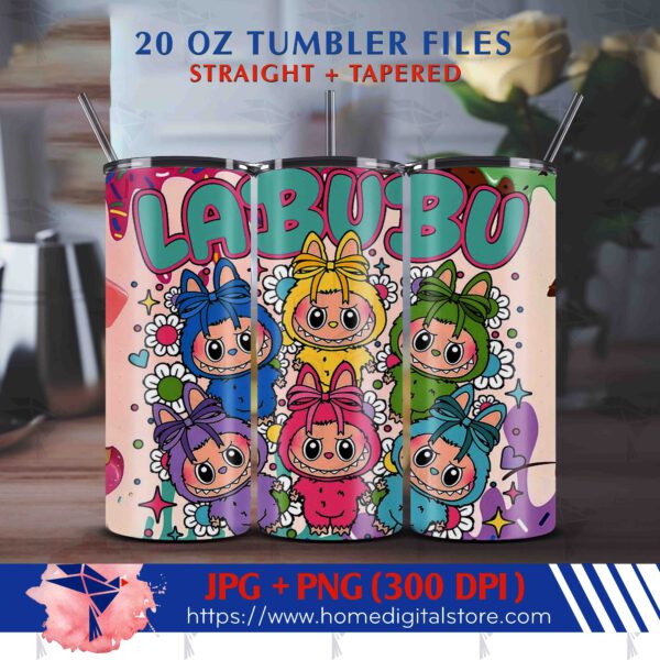 Labubu Tumbler Wrap 20oz