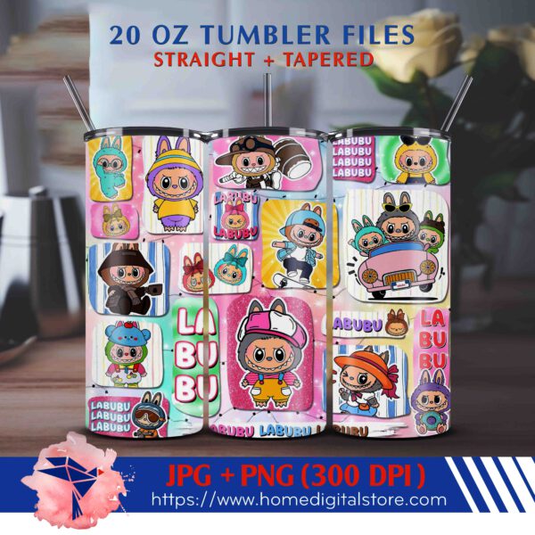 Labubu Tumbler Wrap