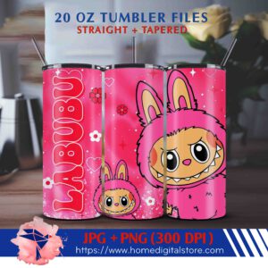 20oz Labubu Tumbler Wrap