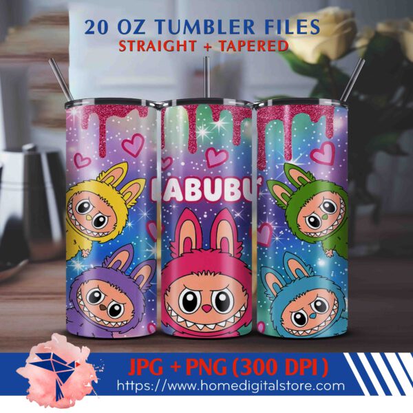Labubu Tumbler 20oz Wrap