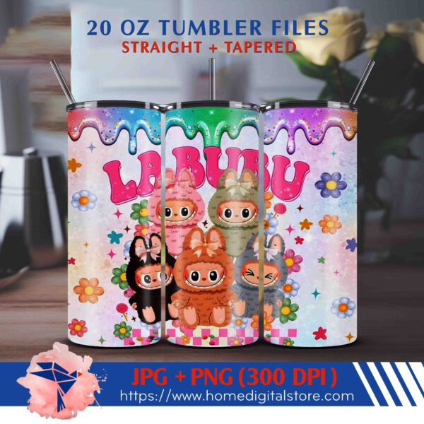 Labubu Tumbler 20oz Wrap