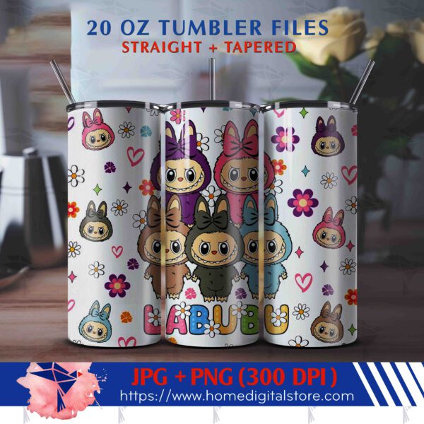 Labubu Tumbler Wrap