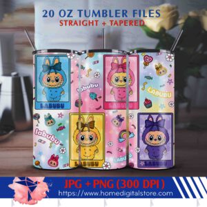 Labubu Tumbler Wrap 20oz