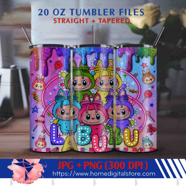 20oz Labubu Tumbler Wrap