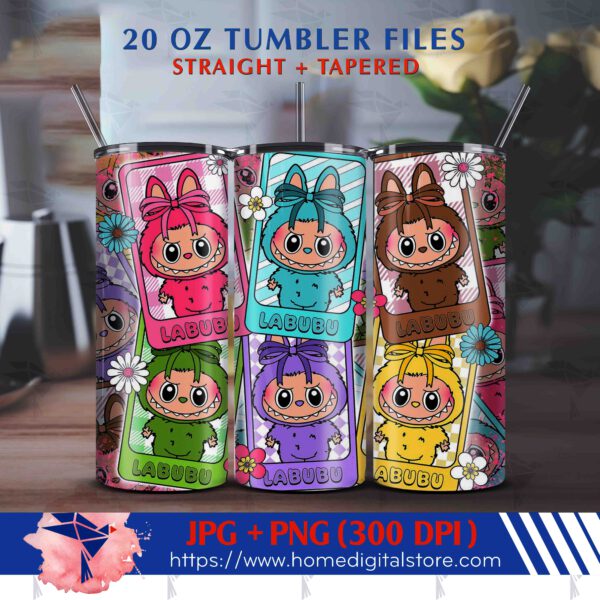Labubu Tumbler Wrap