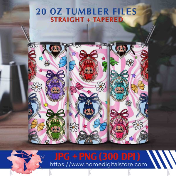 Labubu Tumbler Wrap