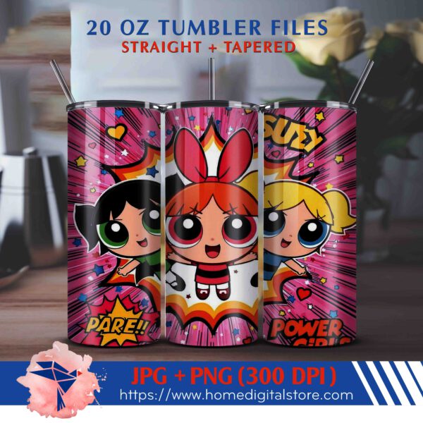 Powerpuff Girls Tumbler Wrap