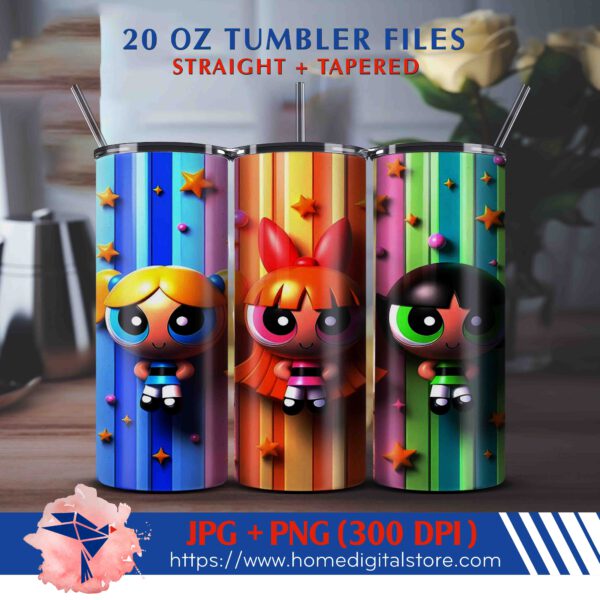 Powerpuff Girls Tumbler Wrap