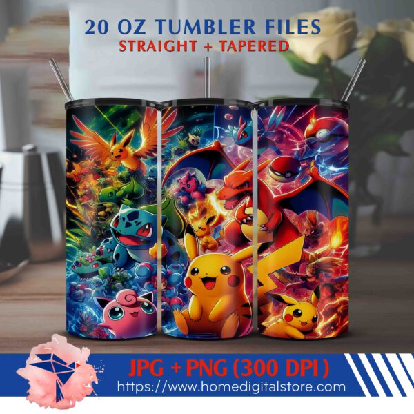 20oz Pokemon Tumbler
