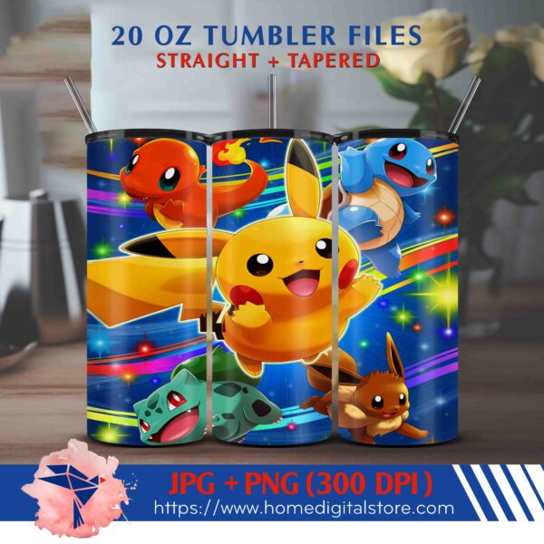 20oz Pokemon Tumbler Wrap