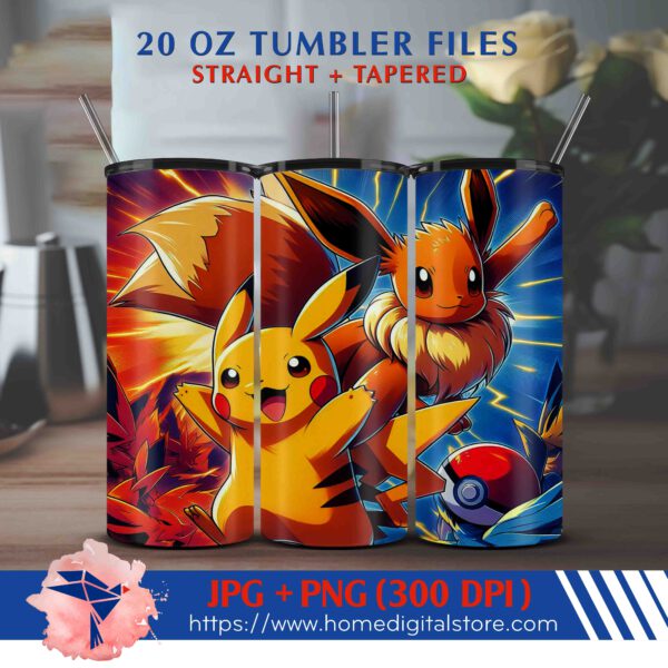 20oz Pokemon Tumbler Wrap