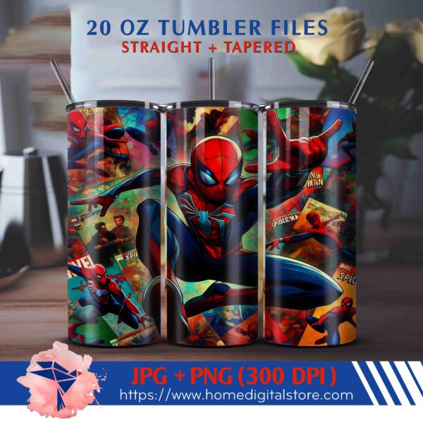 Spiderman Tumbler Wrap