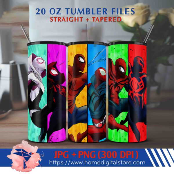 Spiderman Tumbler Wrap 20oz
