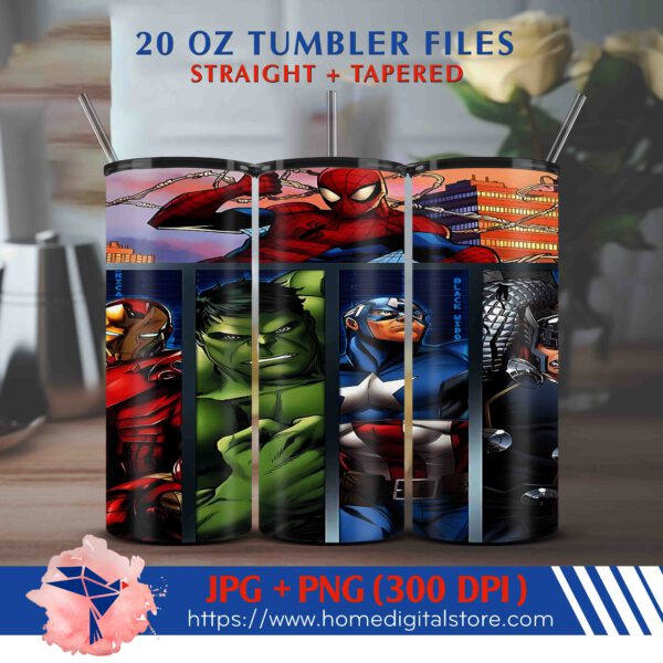 Tumbler Wrap 20oz Avenger