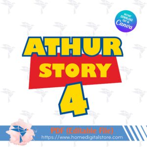 Birthday Toy Story Canva Template