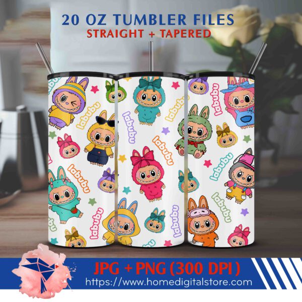 Labubu 20oz Tumbler Wrap