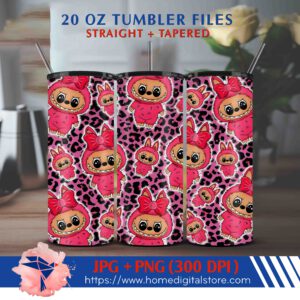 Labubu Tumbler Wrap