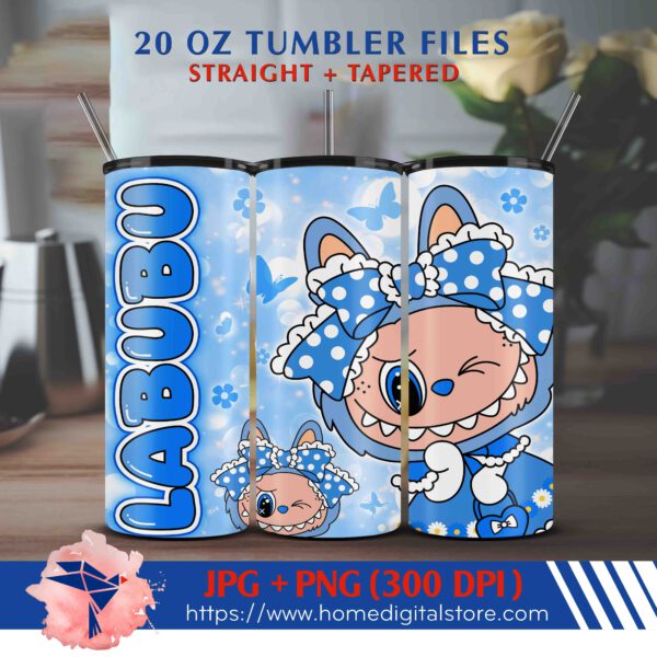 20oz Labubu Tumbler Wrap