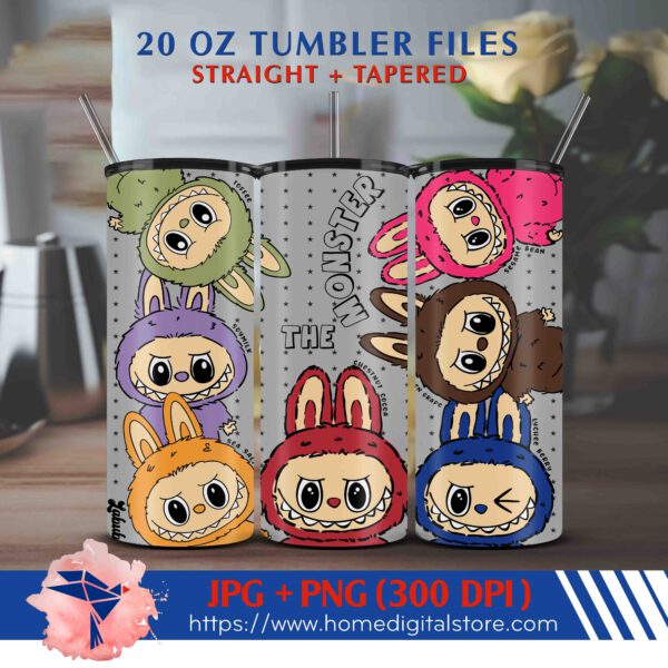 20oz Labubu Tumbler Wrap