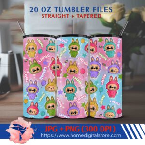 20oz Labubu Tumbler Wrap