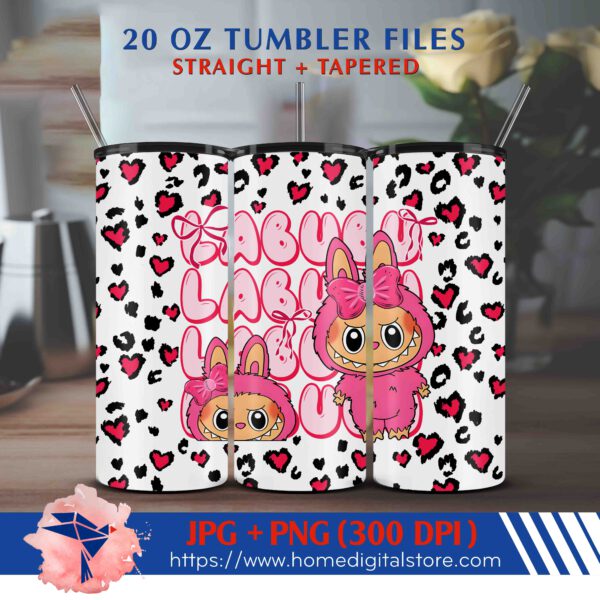 20oz Labubu Tumbler Wrap