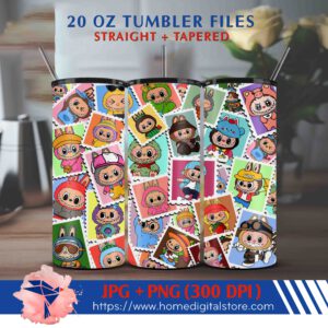20oz Labubu Tumbler Wrap
