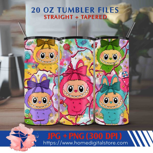 20oz Labubu Tumbler Wrap