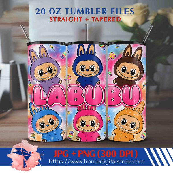 20oz Labubu Tumbler Wrap