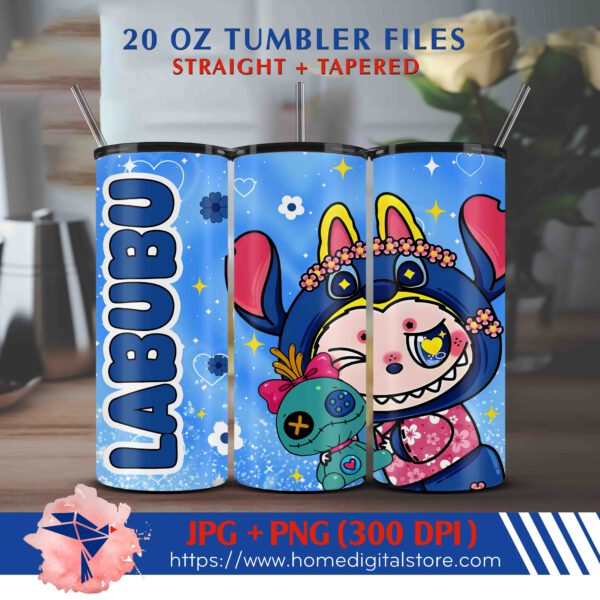 20oz Labubu Tumbler Wrap