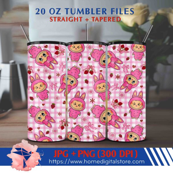 20oz Labubu Tumbler Wrap