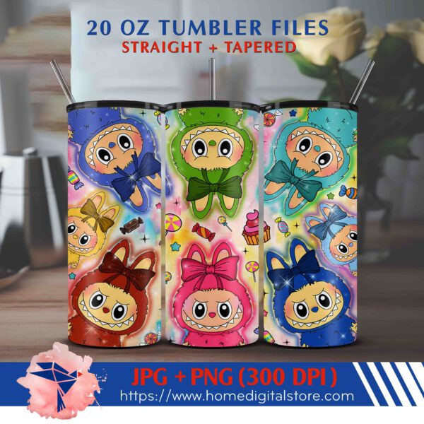 20oz Labubu Tumbler Wrap