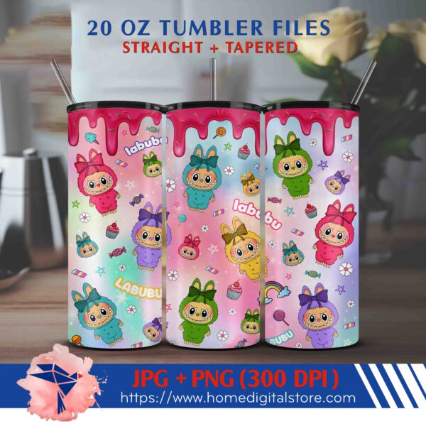 20oz Labubu Tumbler Wrap