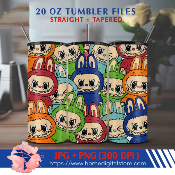 20oz Labubu Tumbler Wrap
