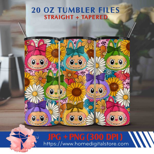 20oz Labubu Tumbler Wrap