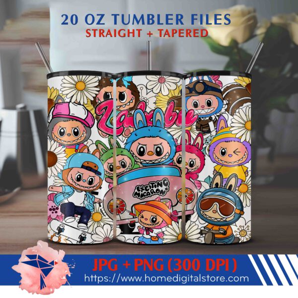 20oz Labubu Tumbler Wrap
