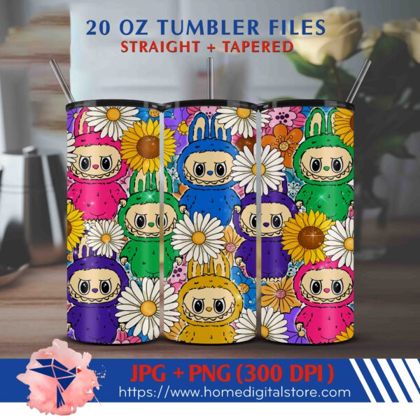20oz Labubu Tumbler Wrap