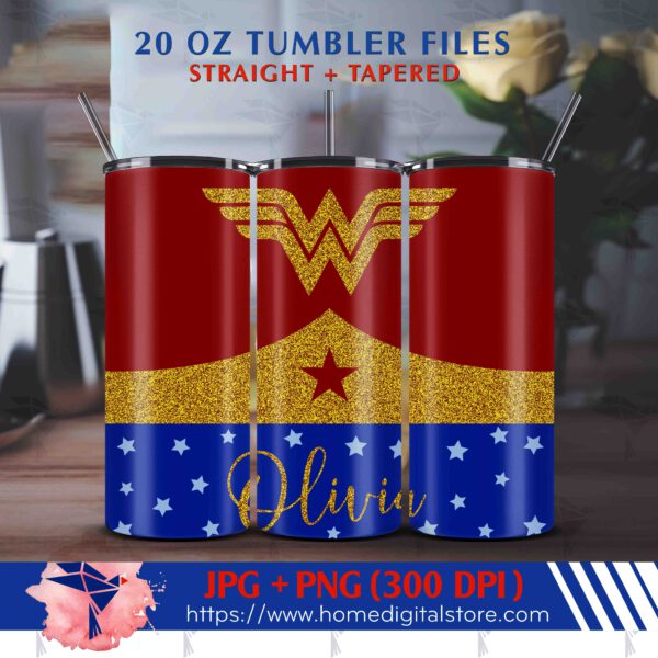 Wonder Woman Tumbler Wrap