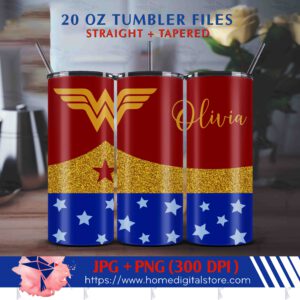 Wonder Woman Tumbler Wrap