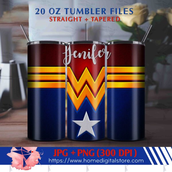 20oz Wonder Woman Tumbler Wrap