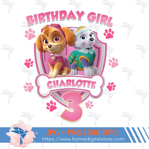 Paw Patrol Birthday Girl